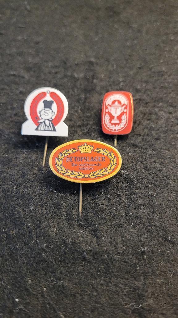 Top slager speldjes, Verzamelen, Speldjes, Pins en Buttons, Zo goed als nieuw, Speldje of Pin, Merk, Verzenden