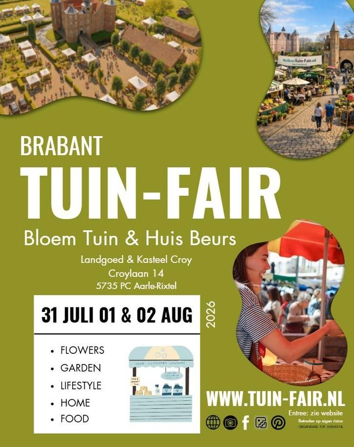 Tuin-Fair Brabant Bloem Tuin & Huis 2026, Tuin en Terras, Tuinstoelen, Nieuw, Wicker, Ophalen
