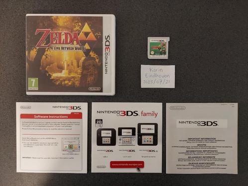 Legend of Zelda: A Link Between Worlds Compleet/CIB, Spelcomputers en Games, Games | Nintendo 2DS en 3DS, Zo goed als nieuw, Avontuur en Actie
