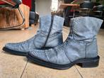 Cowboy laarzen mt 42. Western boots. Blauw grijs, Ophalen of Verzenden, Gedragen, Blauw, Boots