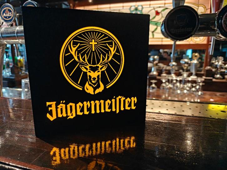 lightbox/lichtbak Jägermeister, Verzamelen, Biermerken, Nieuw, Reclamebord, Plaat of Schild, Overige merken, Ophalen of Verzenden