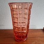 Art deco roze persglas vaas, Antiek en Kunst, Ophalen of Verzenden