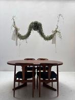 Vintage Teakhouten Eettafel, Huis en Inrichting, Tafels | Eettafels, Gebruikt, 100 tot 150 cm, Ophalen of Verzenden, Vier personen