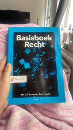 Basisboek recht, Ophalen of Verzenden, Zo goed als nieuw