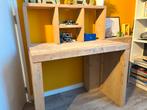 SteigerHouten bureau, Ophalen, Gebruikt, Bruin, Vier