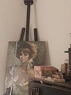 Frans schilderij met ezel, Ophalen of Verzenden