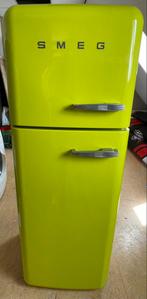 Lime groene smeg koelvriescombinatie fab30 166 cm hoog!, Witgoed en Apparatuur, Koelkasten en IJskasten, 200 liter of meer, 60 cm of meer
