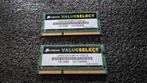Corsair Value Select 2GB DDR3 1333MHz Geheugen, Computers en Software, RAM geheugen, Ophalen of Verzenden