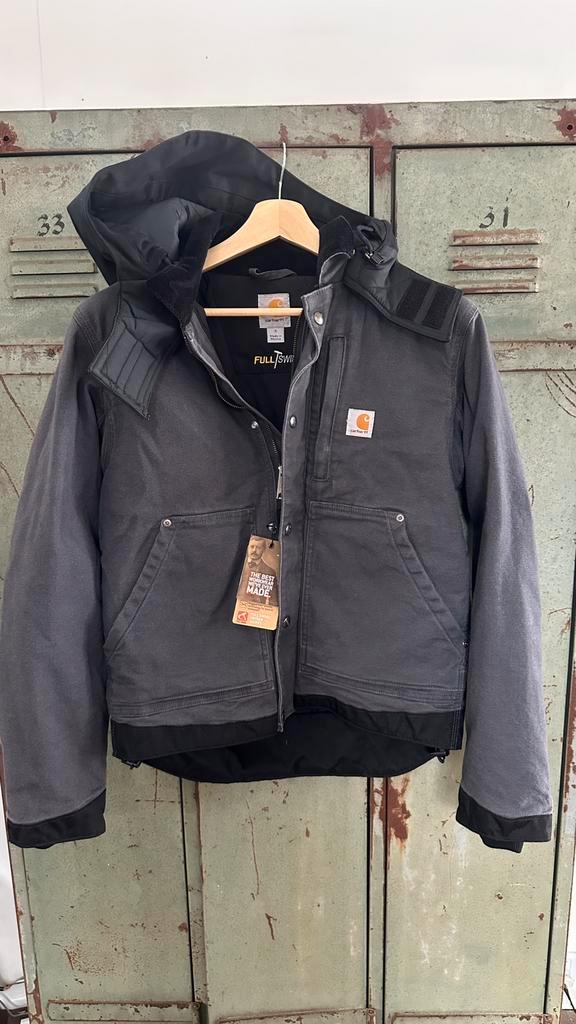 Vintage Carhartt Full Swing Jacket – New Old Stock maat S, Kleding | Heren, Jassen | Winter, Nieuw, Maat 46 (S) of kleiner, Grijs