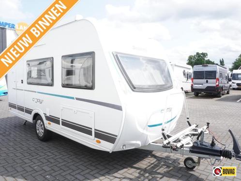 Dethleffs C'Joy 420 QSH Dakluifel/Voortent/Fietsd, Caravans en Kamperen, Caravans, Bedrijf, tot en met 3, 750 - 1000 kg, Treinzit