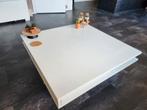 Hoogglans witte salontafel met lades "Tofteryd / Ikea", Huis en Inrichting, Tafels | Salontafels, Zo goed als nieuw, Ophalen