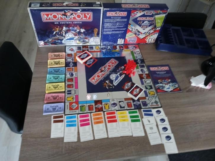 Monopoly France WK 98, Hobby en Vrije tijd, Gezelschapsspellen | Bordspellen, Zo goed als nieuw, Een of twee spelers, Drie of vier spelers