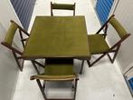 Bridgetafel bridgeakademi incl 4 bijpassende stoelen, Drie of vier spelers, Ophalen, Zo goed als nieuw