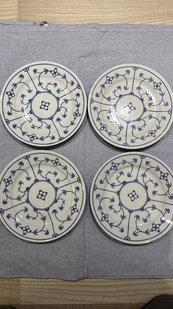 14x grote borden blau saks, Ophalen, Zo goed als nieuw, Bord(en), Overige stijlen