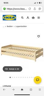 Utaker ikea stapelbaar bed, Huis en Inrichting, Ophalen, Wit, Tweepersoons, Zo goed als nieuw