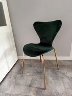 6 Flesgroene Eetkamerstoelen - Zo Goed Als Nieuw!, Ophalen, Overige kleuren, Zo goed als nieuw, Metaal