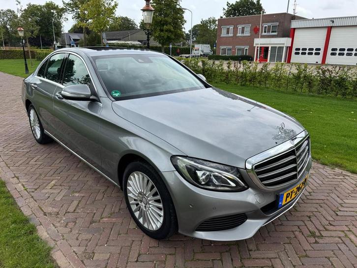 Mercedes-Benz C-Klasse C180 1.6 115KW Aut7 2015 Grijs, Auto's, Mercedes-Benz, Bedrijf, C-Klasse, ABS, Airbags, Airconditioning