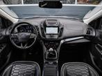 Ford Kuga 1.5 EcoBoost Vignale | Leder | Keyless | Full LED, 4 cilinders, Wit, Bedrijf, Handgeschakeld