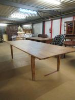 Oer 11435 ANTIEKE grenenhouten klaptafel, 3 meter lang, Antiek en Kunst, Antiek | Meubels | Tafels, Ophalen