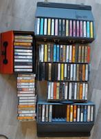 105 casettebandjes te koop, Cd's en Dvd's, Cassettebandjes, Overige genres, Met bewaardoos, rek of koffer, Gebruikt, 26 bandjes of meer