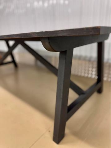 260 x 100 cm zwart gebeitst eiken tafel design VAN ROSSUM beschikbaar voor biedingen