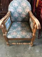Vintage Fauteuil met Bloemmotief, Ophalen