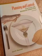 studieboek Planning & Control for Food & Beverage operation, Zo goed als nieuw, Jack. D. Ninemeier, Beta, HBO