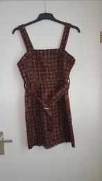 Bershka tweed jurk overgooier, mt L (valt klein) riem, Kleding | Dames, Jurken, Ophalen of Verzenden, Bruin, Zo goed als nieuw