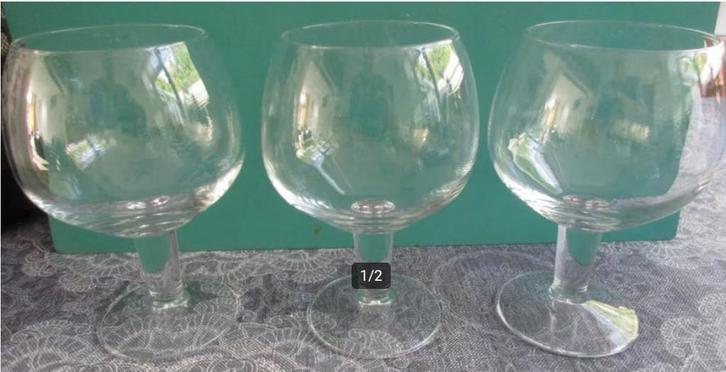 3 x nieuw groot wijnglas - 600 ml inhoud, Verzamelen, Glas en Borrelglaasjes, Nieuw, Overige typen, Ophalen of Verzenden