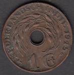 Nederlands-Indië 1 cent 1945 P, Scho. 935 in munthouder, Postzegels en Munten, Munten | Nederland, Koningin Wilhelmina, Ophalen of Verzenden