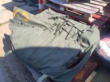 Old army tent without poles  beschikbaar voor biedingen