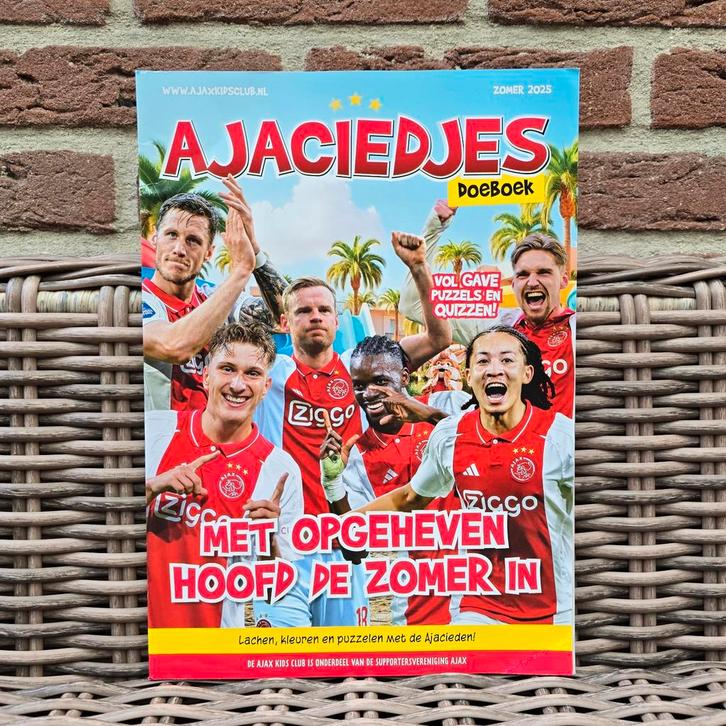 Sint tip Ajaciedjes doeboek magazine Ajax Nieuw, Sport en Fitness, Voetbal, Nieuw, Shirt, Maat XS of kleiner, Ophalen of Verzenden