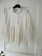 Ganni witte blouse, Kleding | Dames, Gedragen, Ophalen of Verzenden, Wit, Studio Anneloes