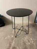 Stalen bijzettafeltje, Ophalen, Minder dan 55 cm, Gebruikt, Metaal of Aluminium