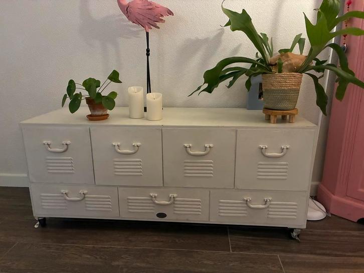 Ladenkast/metaal/op wielen/Riverdale, Huis en Inrichting, Kasten | Ladekasten, Gebruikt, Minder dan 100 cm, 100 tot 150 cm, 25 tot 50 cm