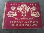 Merklappen oud en nieuw (uit 1942), Gelezen, Ophalen of Verzenden, Hil Bottema, Borduren en Naaien