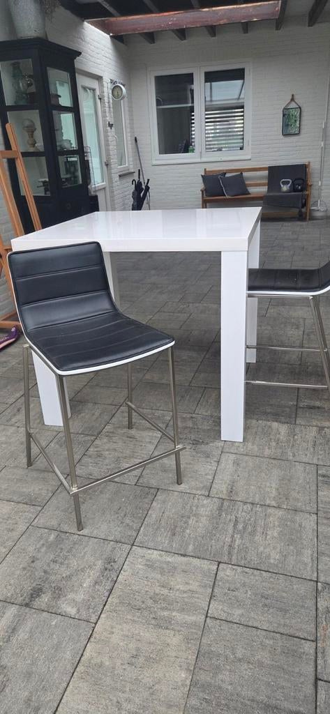 Bartafel met 4 Stoelen - Modern Design, Ophalen of Verzenden