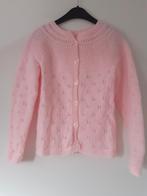 nieuw handgemaakt roze vest maat 122/128, Kinderen en Baby's, Kinderkleding | Maat 122, Meisje, Trui of Vest, Handgemaakt, Nieuw