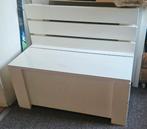 Witte Opbergbank met Klep, Ophalen, Gebruikt, Overige materialen