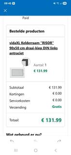 Raam 90 x 50 cm, Doe-het-zelf en Verbouw, Glas en Ramen, Ophalen of Verzenden, Nieuw, 80 tot 120 cm, Minder dan 80 cm