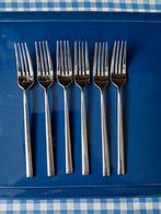 6 Sola dinner vorken met schuine achterkant, degelijk €10,-, Huis en Inrichting, Keuken | Bestek, Ophalen of Verzenden, Zo goed als nieuw