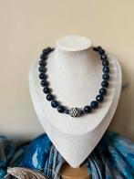 Sodaliet hanger zilver beschermt intuïtie uniek zelfrespect, Ophalen of Verzenden, Zo goed als nieuw, Blauw, Zilver