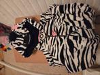 Onesie Zebra Maat S z g.a.n, Ophalen of Verzenden, Zo goed als nieuw, Maat 38/40 (M), Zwart