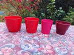 bloempotten rood, Ophalen, Rond, Binnen