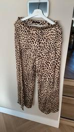 Zara panterprint lange wijde pijp broek, Overige kleuren, Zara, Zo goed als nieuw, Lang