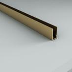 ALONI Glazen Inloopdouchewand 8mm Geborsteld Goud (80x200cm), Ophalen of Verzenden, Nieuw, Minder dan 100 cm