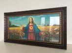 schilderij 90*50 cm Jezus / Josef Unterberger's Heilig Hart, Antiek en Kunst, Kunst | Schilderijen | Klassiek, Ophalen of Verzenden