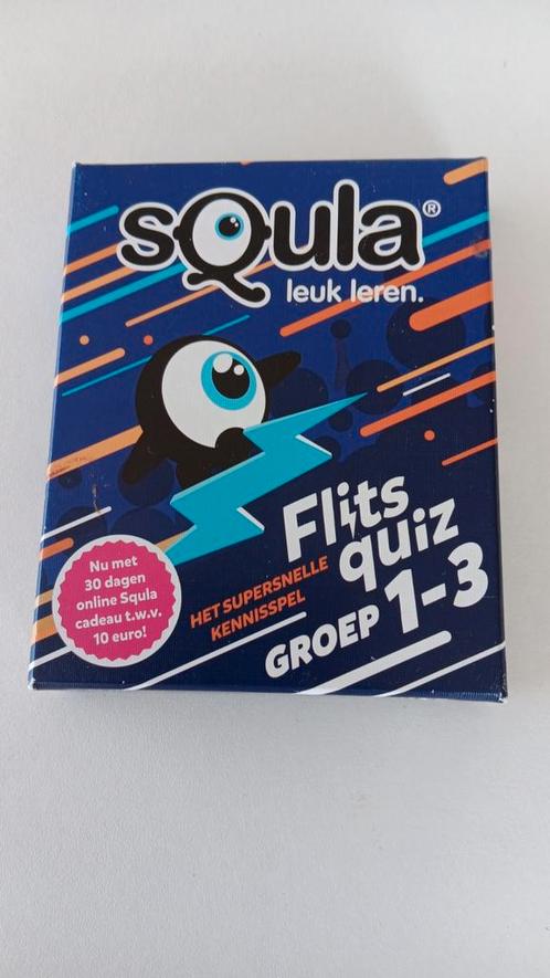 Squla flitsquiz groep 1 - 3., Kinderen en Baby's, Speelgoed | Educatief en Creatief, Zo goed als nieuw, Rekenen, Ophalen of Verzenden