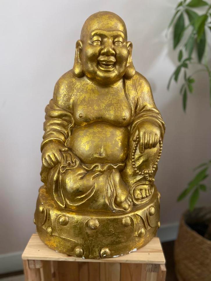 Gouden Boeddha, Huis en Inrichting, Woonaccessoires | Boeddhabeelden, Gebruikt, Ophalen of Verzenden