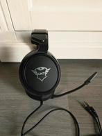 Trust GTX Gaming Headset + Logitech USB Adapter, Gebruikt, Ophalen of Verzenden, Trust, Volumeregelaar